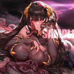 This is a pixiv picture whose title is 幻书死灵.
