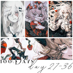 This is a pixiv picture whose title is 100日　Day27-36.