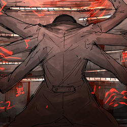 This is a pixiv picture whose title is 連鎖.