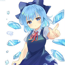 This is a pixiv picture whose title is チルノ.