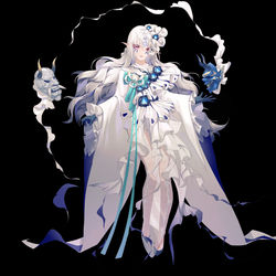 This is a pixiv picture whose title is 白.