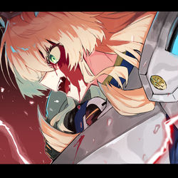 This is a pixiv picture whose title is ガウェ子.