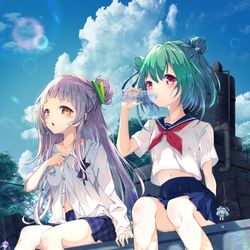 This is a pixiv picture whose title is 夏るしおん.