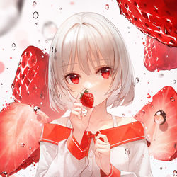 This is a pixiv picture whose title is 🍓.