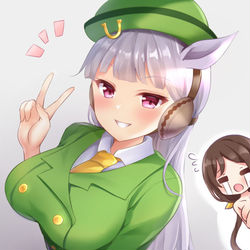This is a pixiv picture whose title is ピスピス！ウマ娘理事長秘書（自称）ゴールドシップぞよ！.