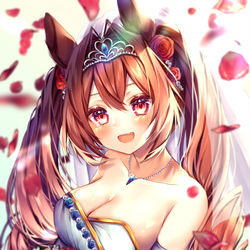 This is a pixiv picture whose title is ウェディングダスカ🌹✨.