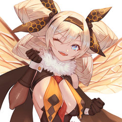 This is a pixiv picture whose title is 蜂っ娘.
