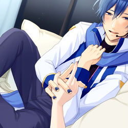 This is a pixiv picture whose title is 「マスターが何したいのか、俺に教えてくださいよ」.