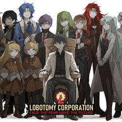 This is a pixiv picture whose title is Lobotomy Corporation.