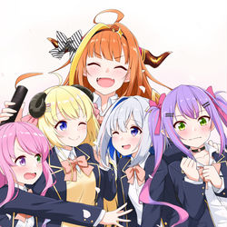 This is a pixiv picture whose title is "卒業式".