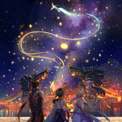 This is a pixiv picture whose title is 忍耐と許し.