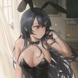 This is a pixiv picture whose title is 桜島 麻衣 (Sakurajima Mai).