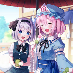 This is a pixiv picture whose title is お団子日和.