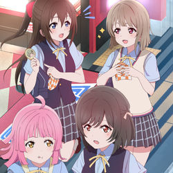 This is a pixiv picture whose title is ニジガク焼き.