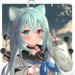 This is a pixiv picture whose title is 🎈.