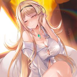 This is a pixiv picture whose title is 寝起きヒカリちゃん.
