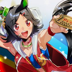This is a pixiv picture whose title is 勝利のチケット！.