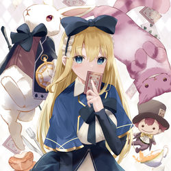 This is a pixiv picture whose title is 不思議の国のアリス.