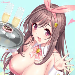 This is a pixiv picture whose title is 恋鐘バニー.