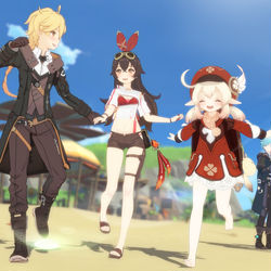 This is a pixiv picture whose title is "it was my promise.".