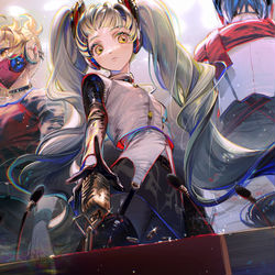 This is a pixiv picture whose title is uhappy refrain.