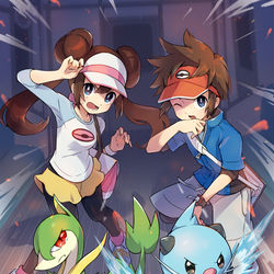This is a pixiv picture whose title is BATTLE SUBWAY -BW2-.