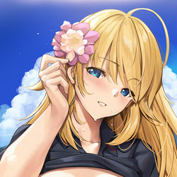 This is a pixiv picture whose title is 八宮めぐる.