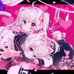 This is a pixiv picture whose title is ダーリンダンス／まふまふ.