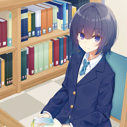 This is a pixiv picture whose title is 『主人公にはなれない僕らの妥協から始める恋人生活』.
