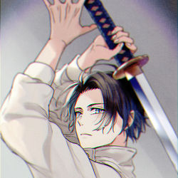 This is a pixiv picture whose title is 乙骨.