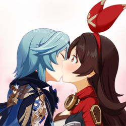 This is a pixiv picture whose title is EulAmber①.