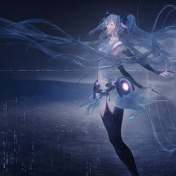 This is a pixiv picture whose title is 天国の指針.