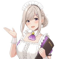 This is a pixiv picture whose title is メイド幼馴染さん.