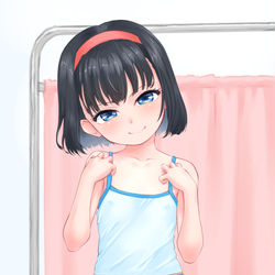 This is a pixiv picture whose title is メスガキちゃん (Skeb).
