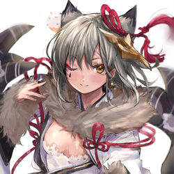 This is a pixiv picture whose title is 涼月.