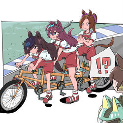 This is a pixiv picture whose title is ウマ娘サーキットダービー.