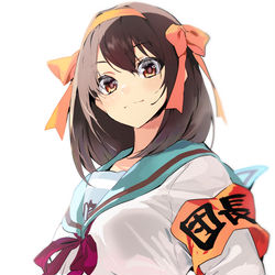 This is a pixiv picture whose title is ハルヒ.