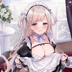 This is a pixiv picture whose title is ドジっ娘メイド.
