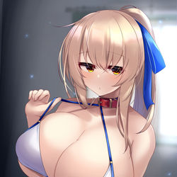 This is a pixiv picture whose title is 梅雨とお部屋と水着.