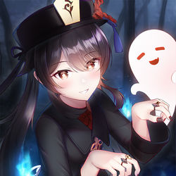 This is a pixiv picture whose title is 胡桃.