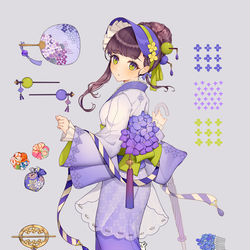 This is a pixiv picture whose title is 梅雨.