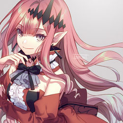 This is a pixiv picture whose title is 妖精騎士トリスタン.