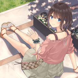This is a pixiv picture whose title is 休日.