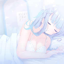 This is a pixiv picture whose title is 眠れる天使💤.