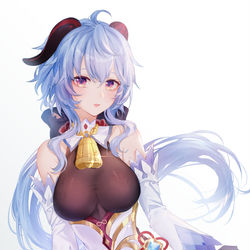 This is a pixiv picture whose title is 甘雨.