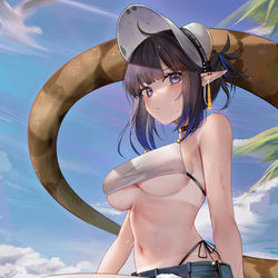 This is a pixiv picture whose title is 森蚺.