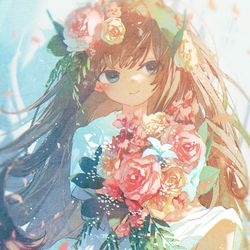 This is a pixiv picture whose title is ✨💐✨.