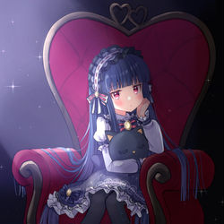 This is a pixiv picture whose title is ひみつの小夜曲.