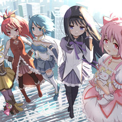 This is a pixiv picture whose title is まどか☆マギカ.