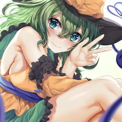 This is a pixiv picture whose title is 「あれ…　私が見えるんだ？」.